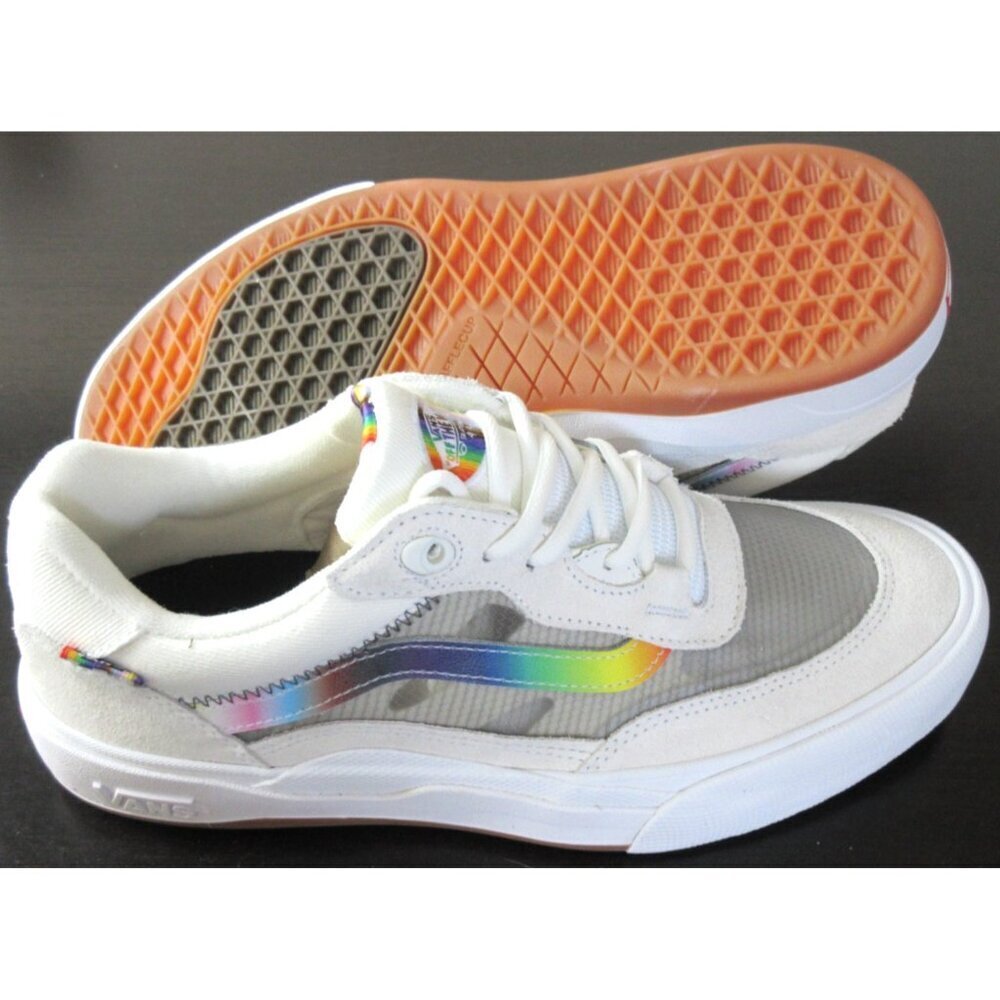 Vans Men's Wayvee 2Gether As Ourselves White Suede Skate Shoes Sizes NIB - Picture 2 of 5